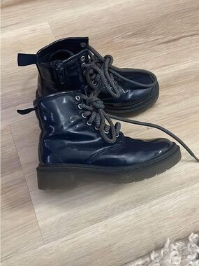 zara combat boots - girls size 7